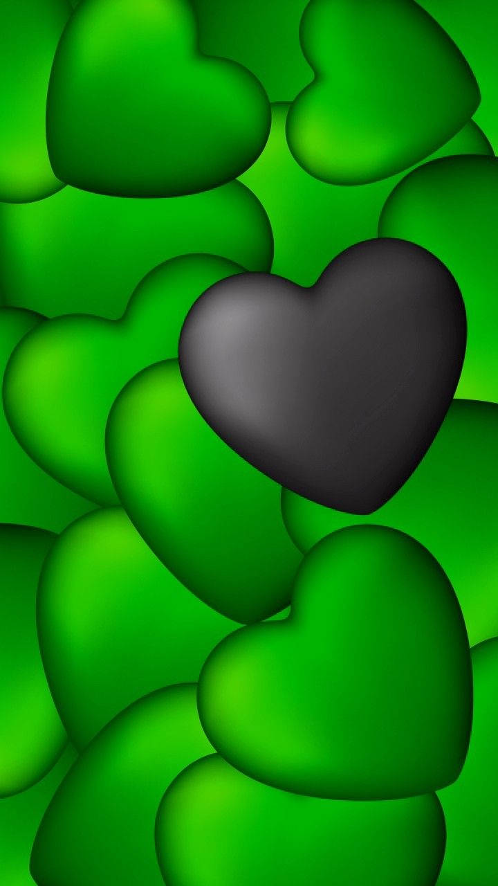 Green Heart Black