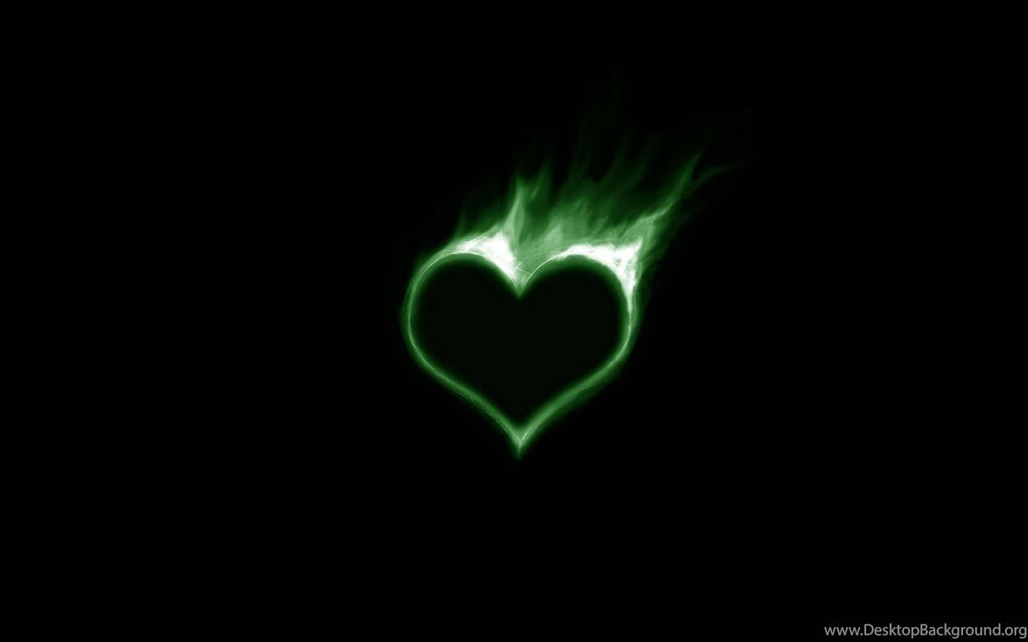 Green Heart Flame