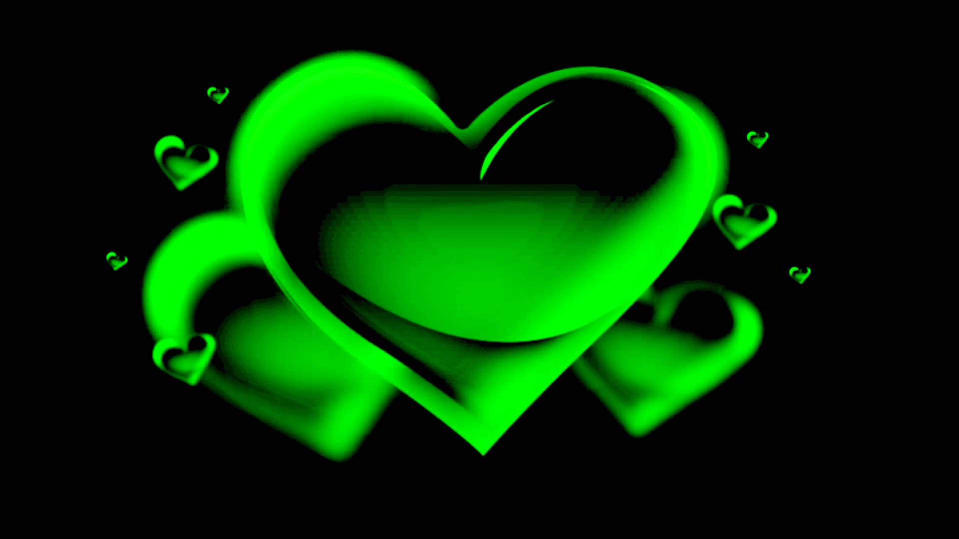 Green Heart Background