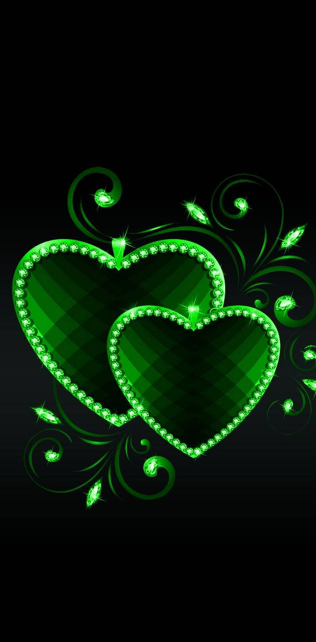 Green Heart Green Lining