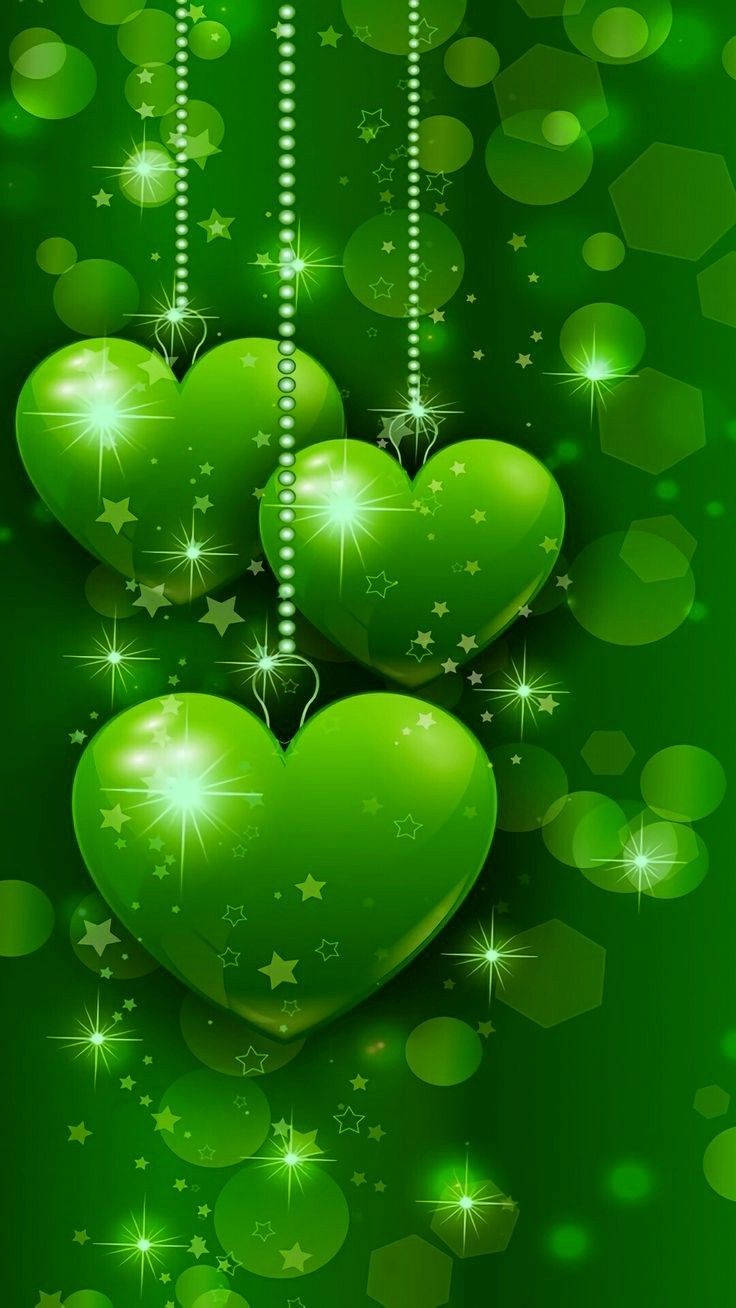 Green Heart Hanging