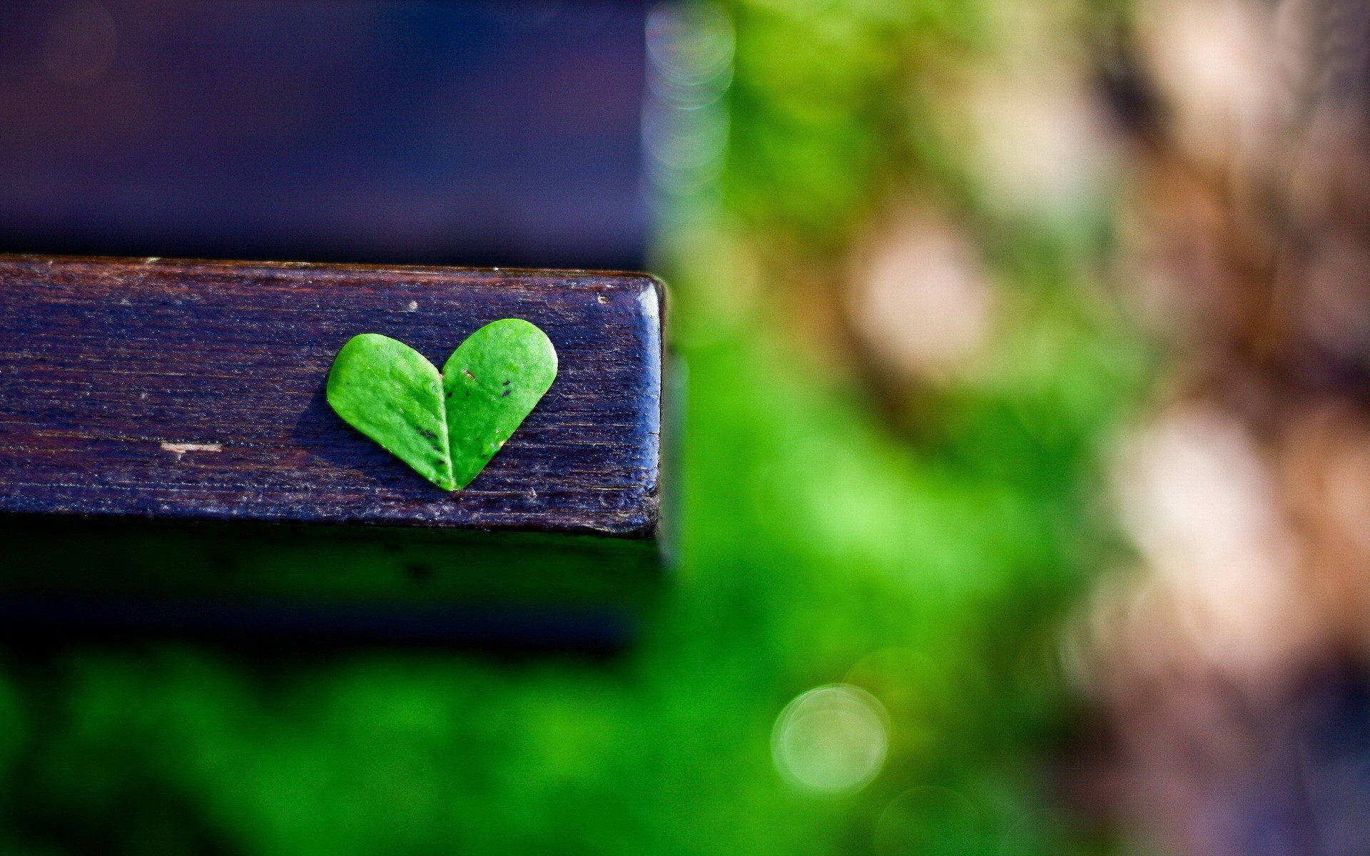 Green Heart Leaf Background