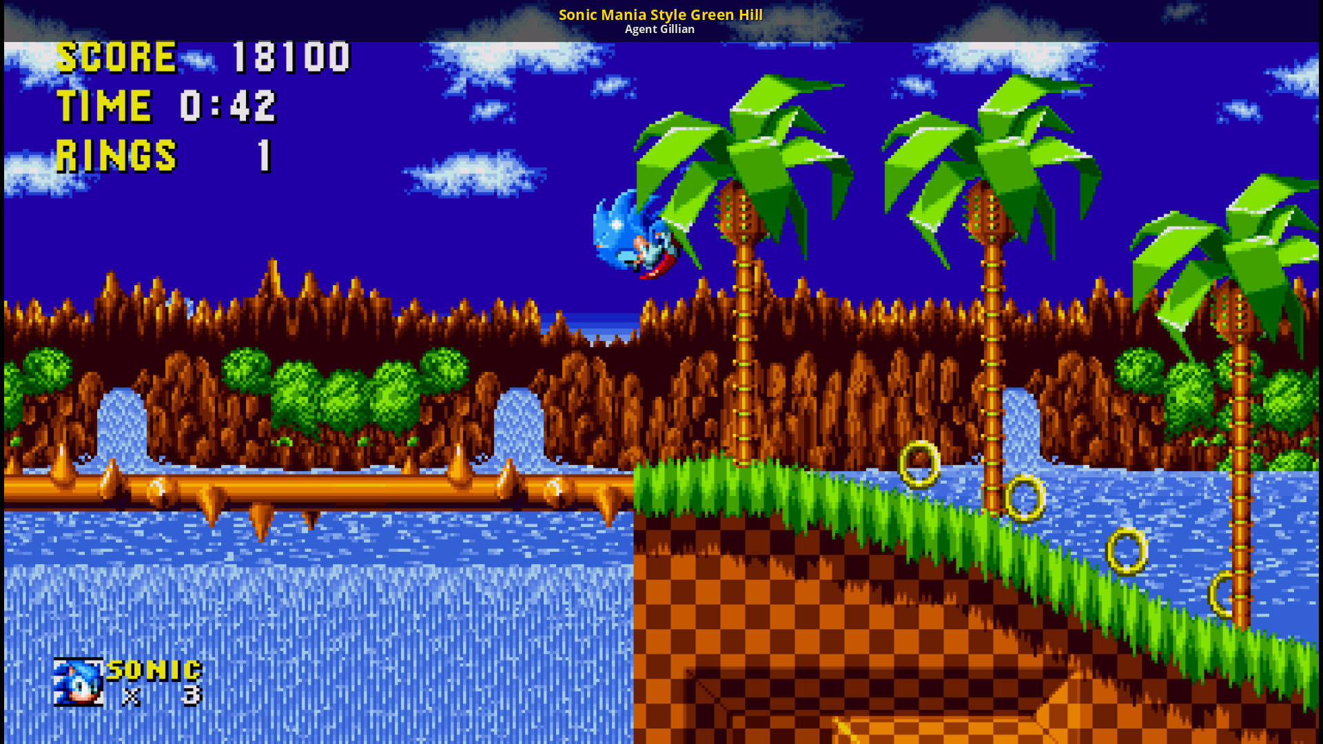 Green Hill Zone - Sonic's Favourite Place Background