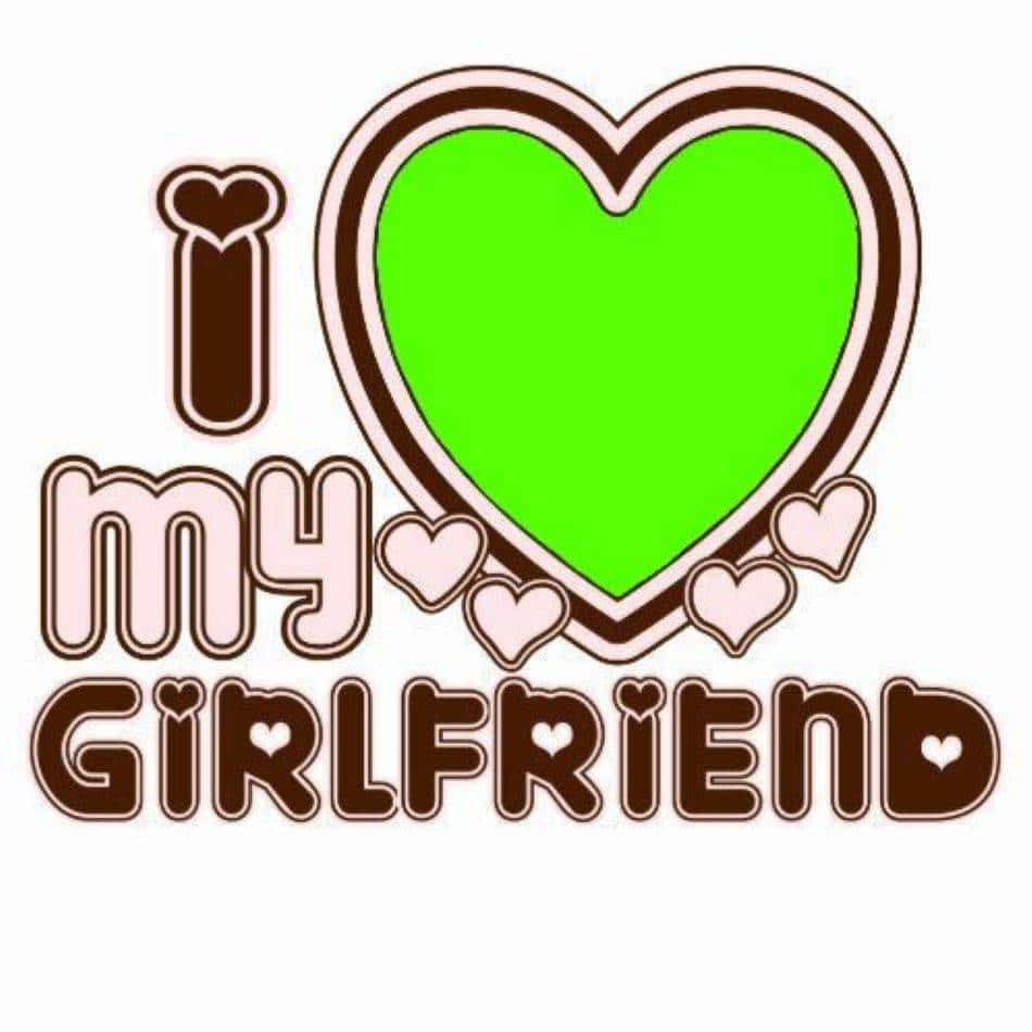 Green I Love Pfp Background