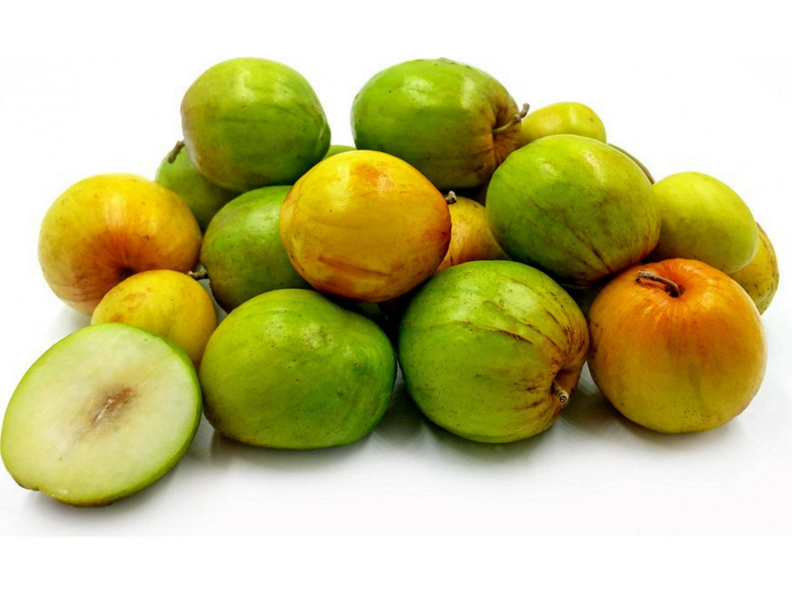 Green Jujube Fruits On The Table Background