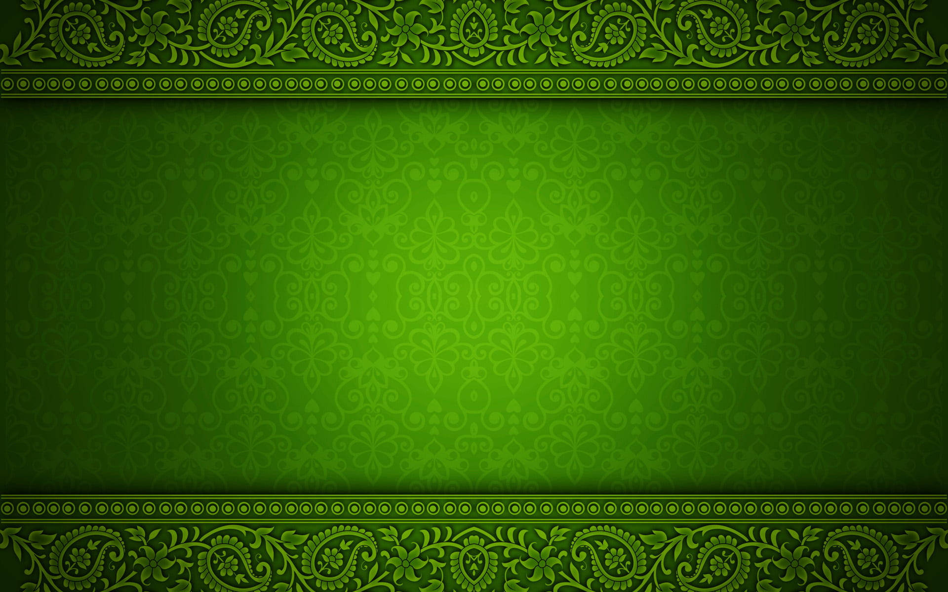 Green Khmer Patterned Backdrop Background