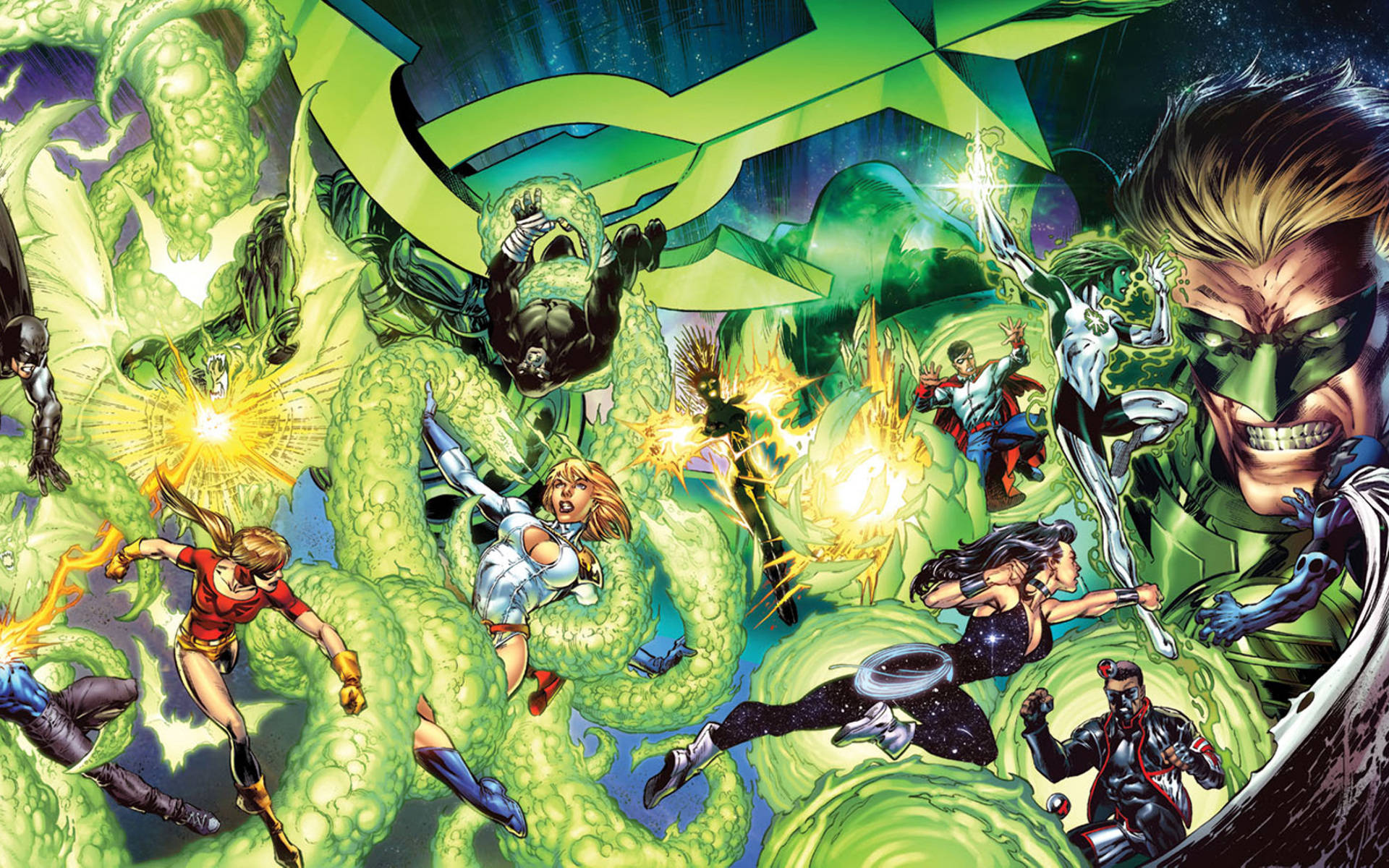 Green Lantern Corps Justice Society Of America Background