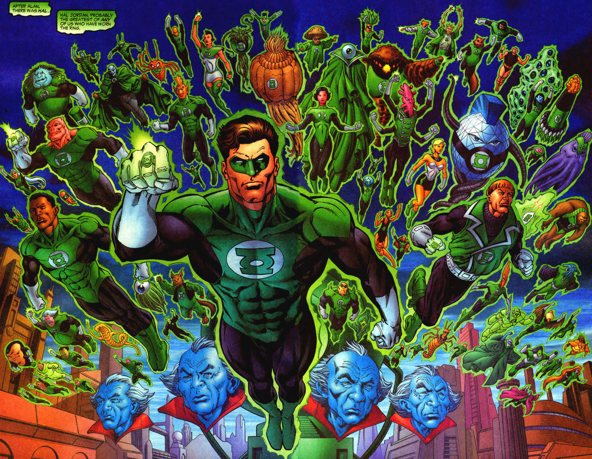 Green Lantern The Animated Series Corps Background
