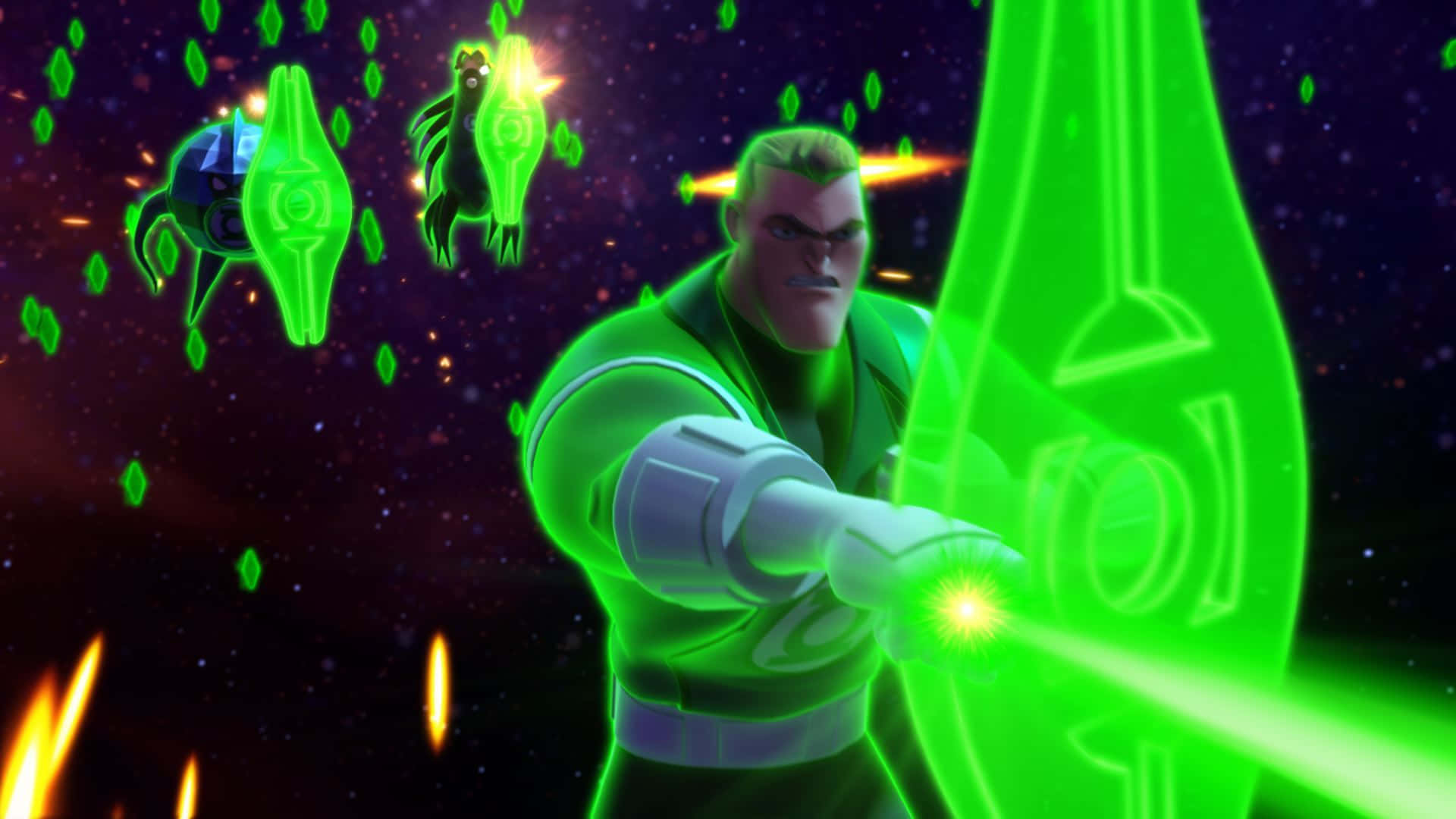 Green Lantern The Animated Series Guy Gardner Background