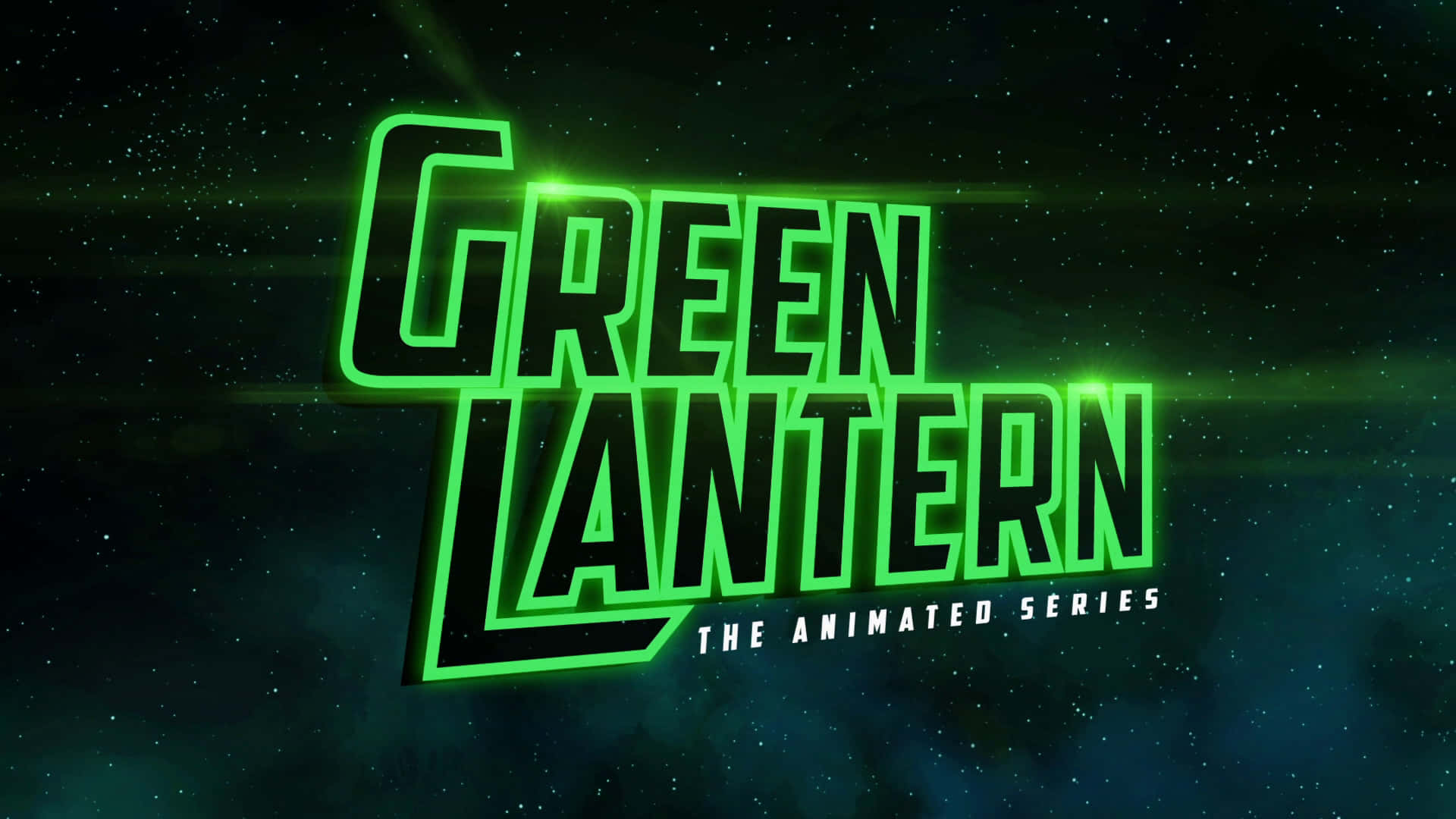 Green Lantern The Animated Series Title Card Background