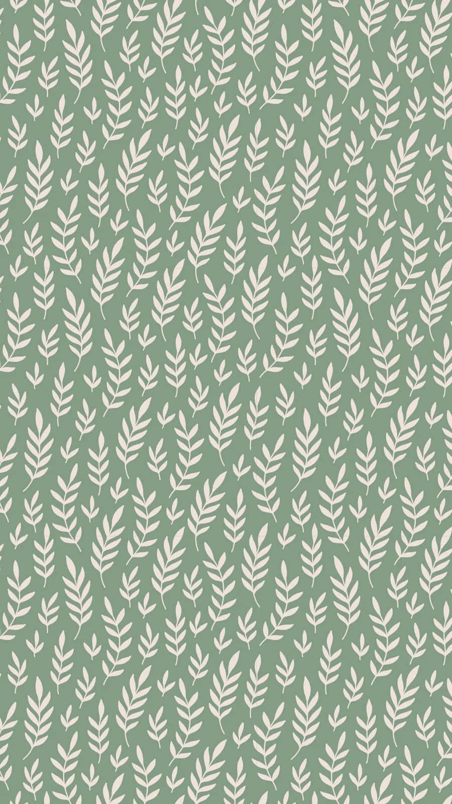 Green Leaf Pattern Background Background