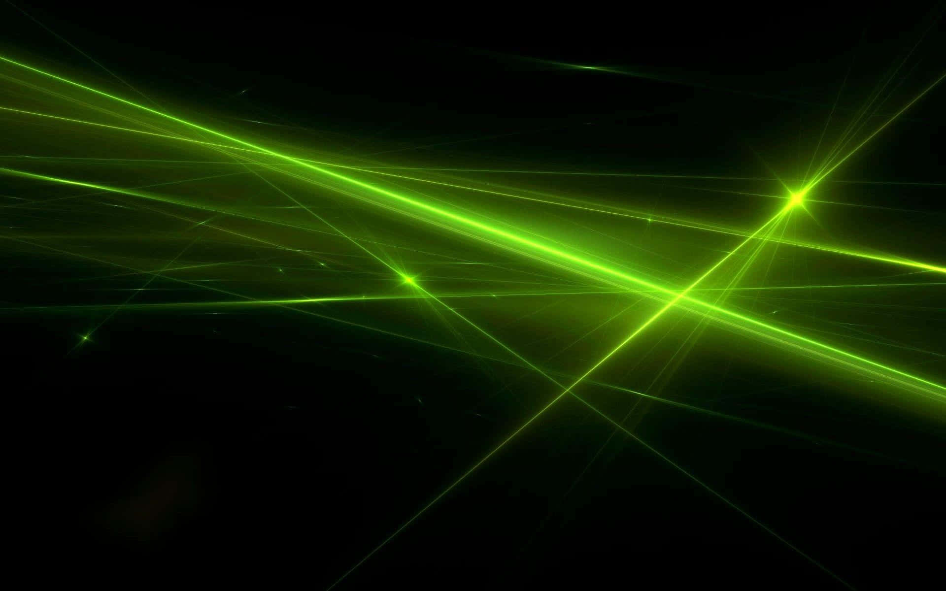 Green Led Light Abstract Image