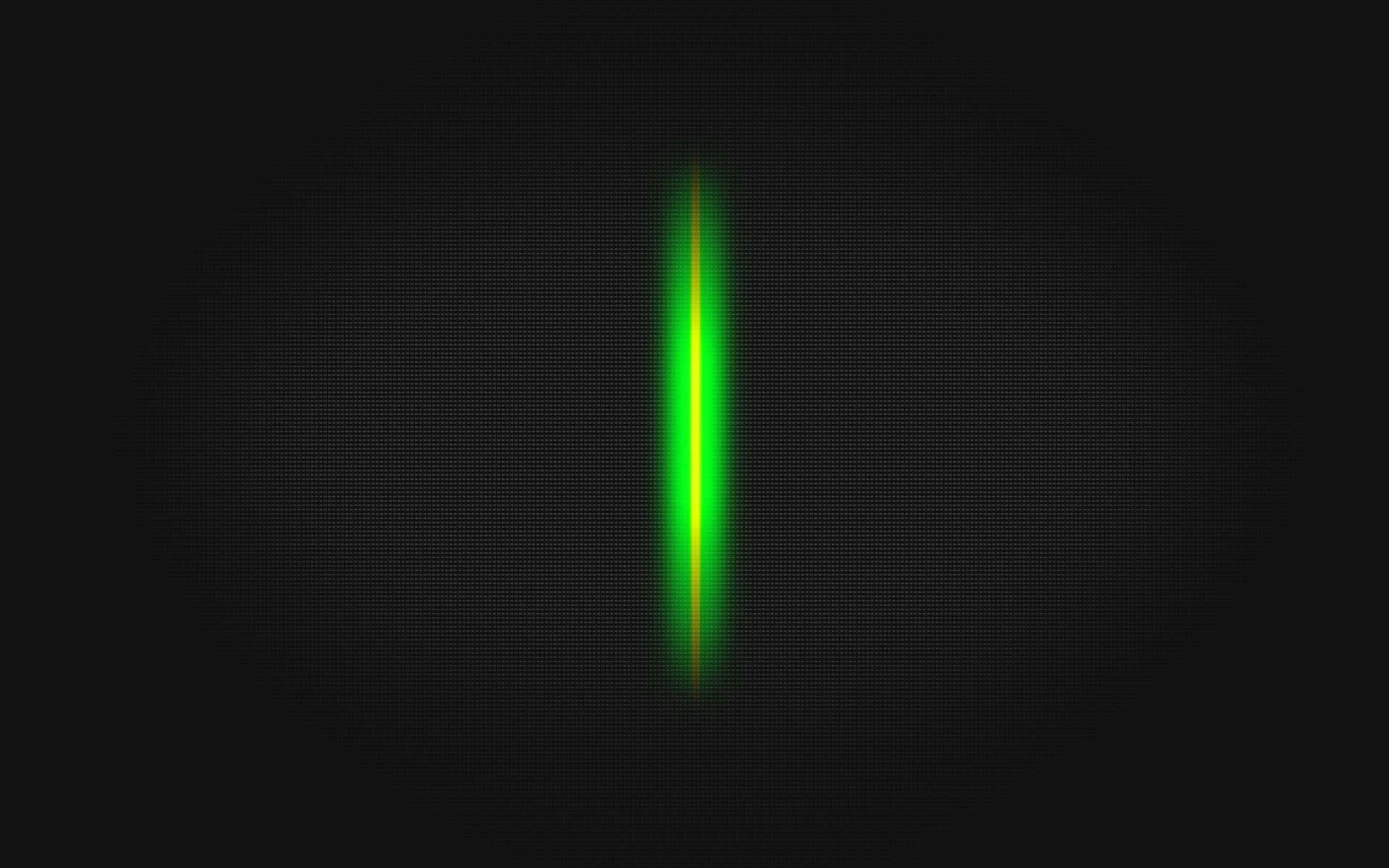 Green Led Line Textured Black Background