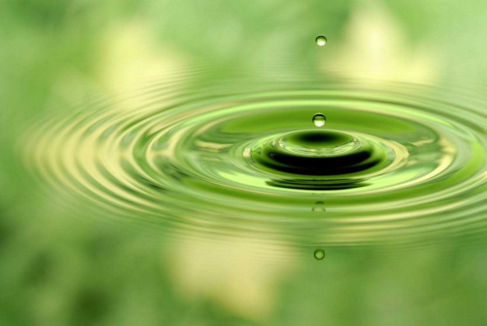 Green Liquid Rippling