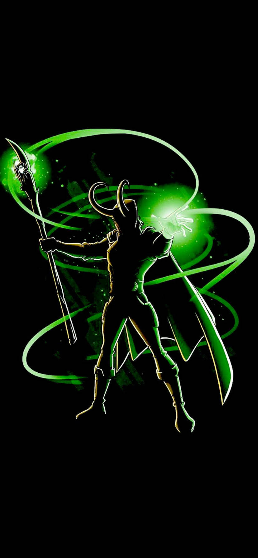 Green Loki Artwork Marvel Iphone Xr Background
