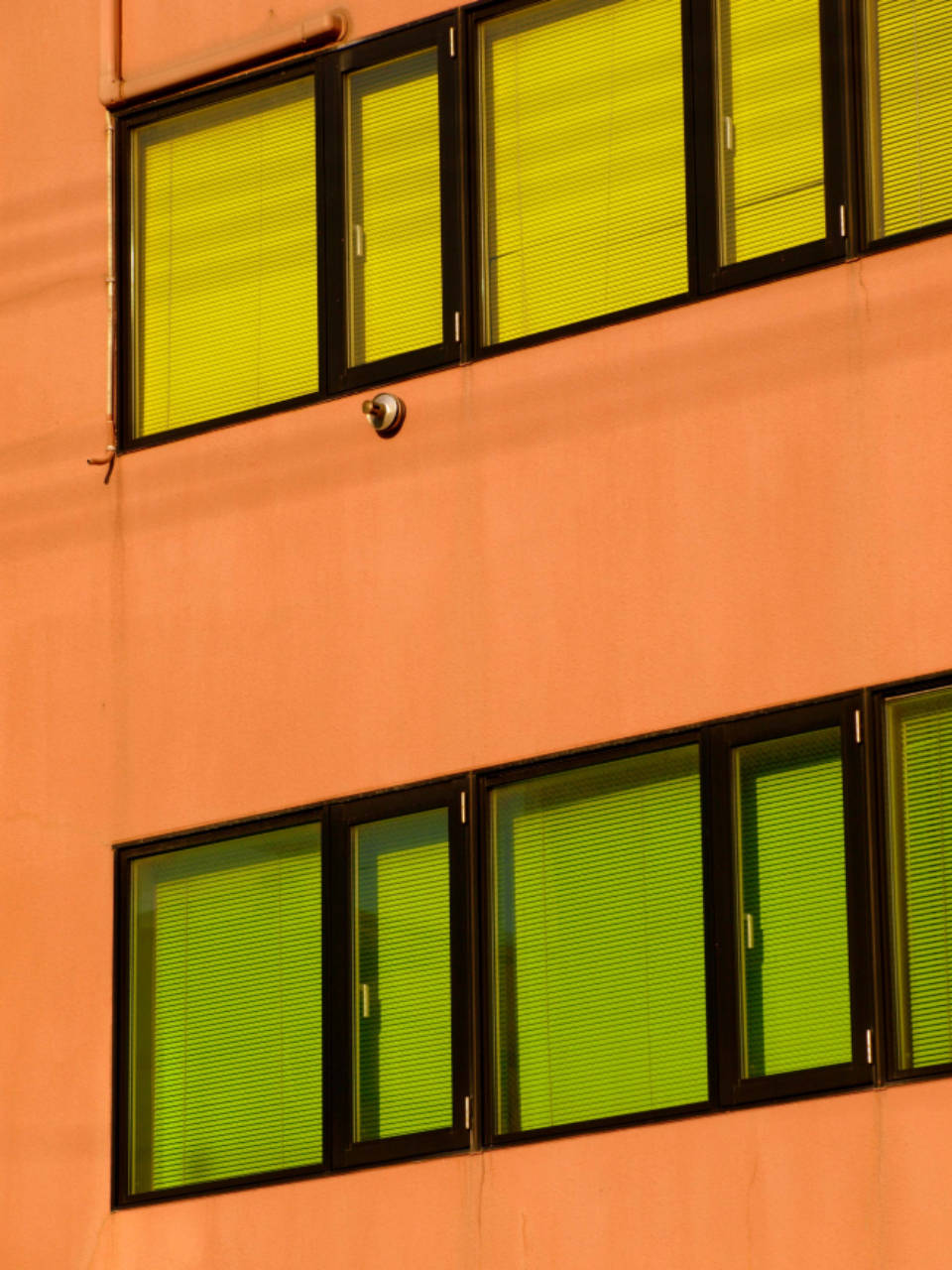 Green, Orange And Yellow Building Background