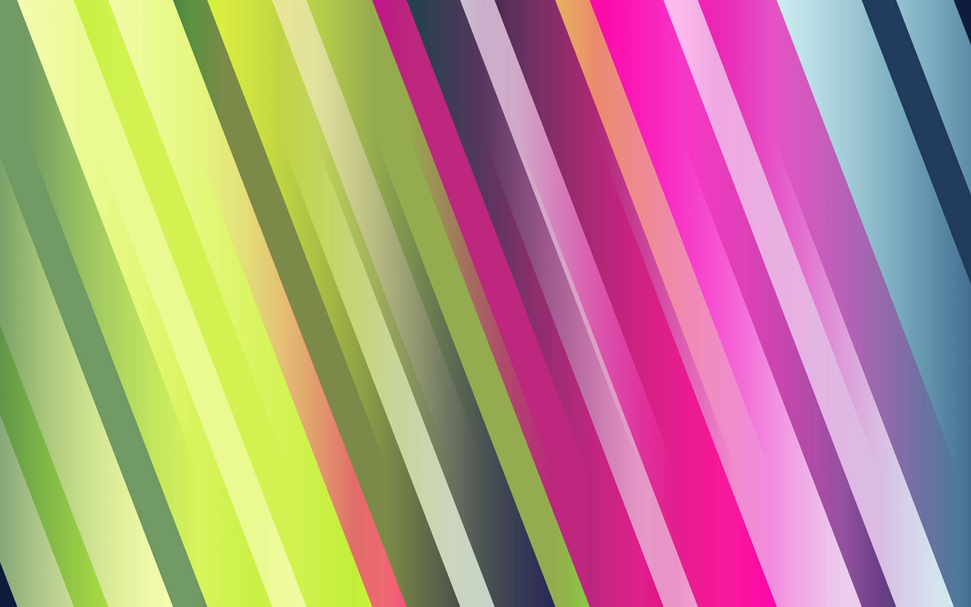 Green Pink Blue Gradient Rainbow Stripes Background