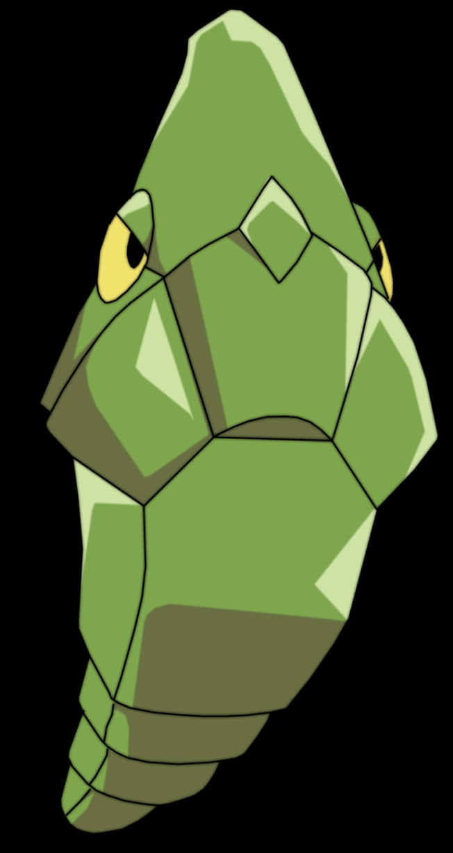 Green Pokemon Metapod Phone Background