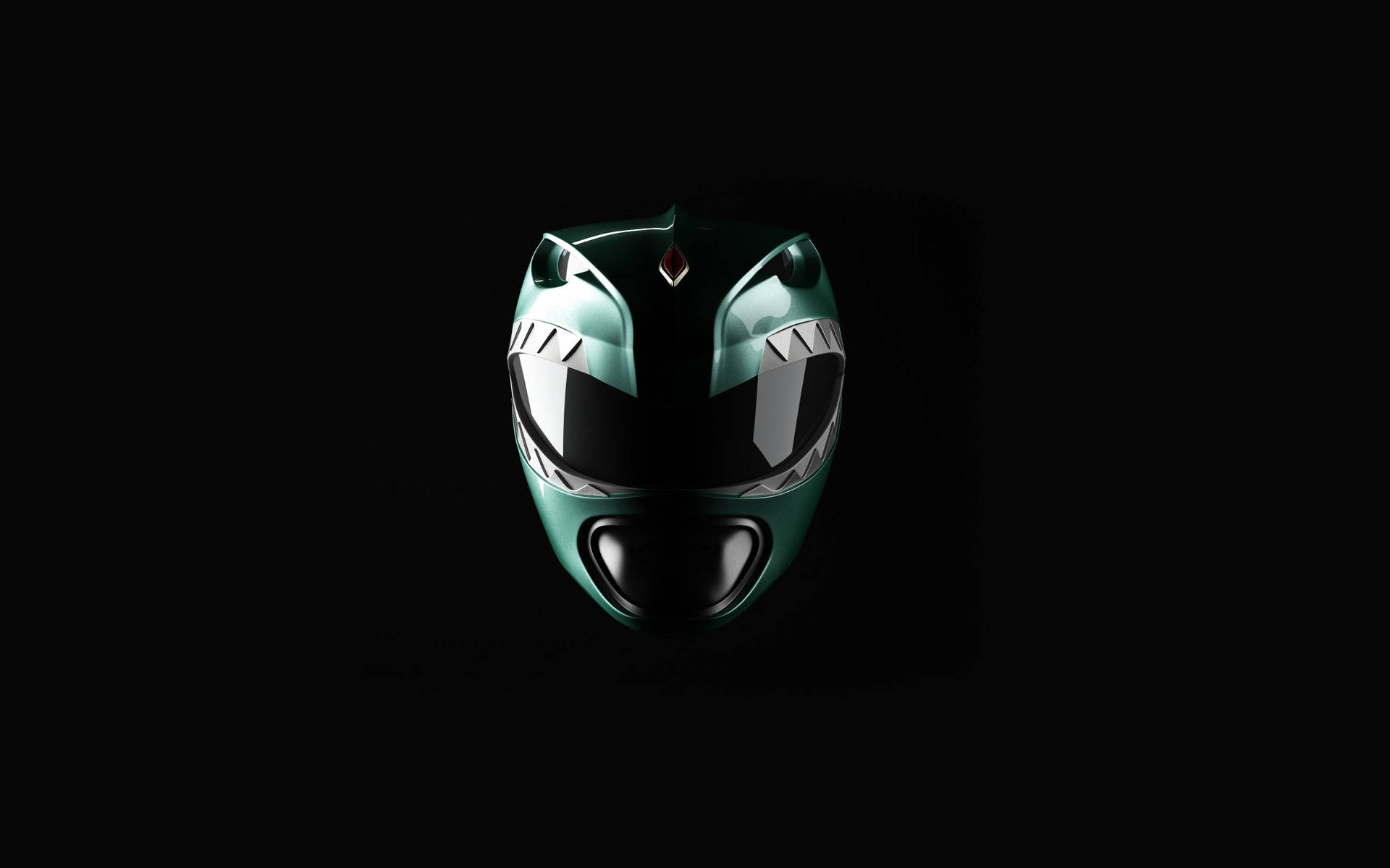 Green Power Rangers Helmet Background