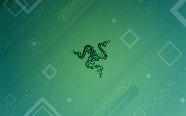 Green Razer 4k Background