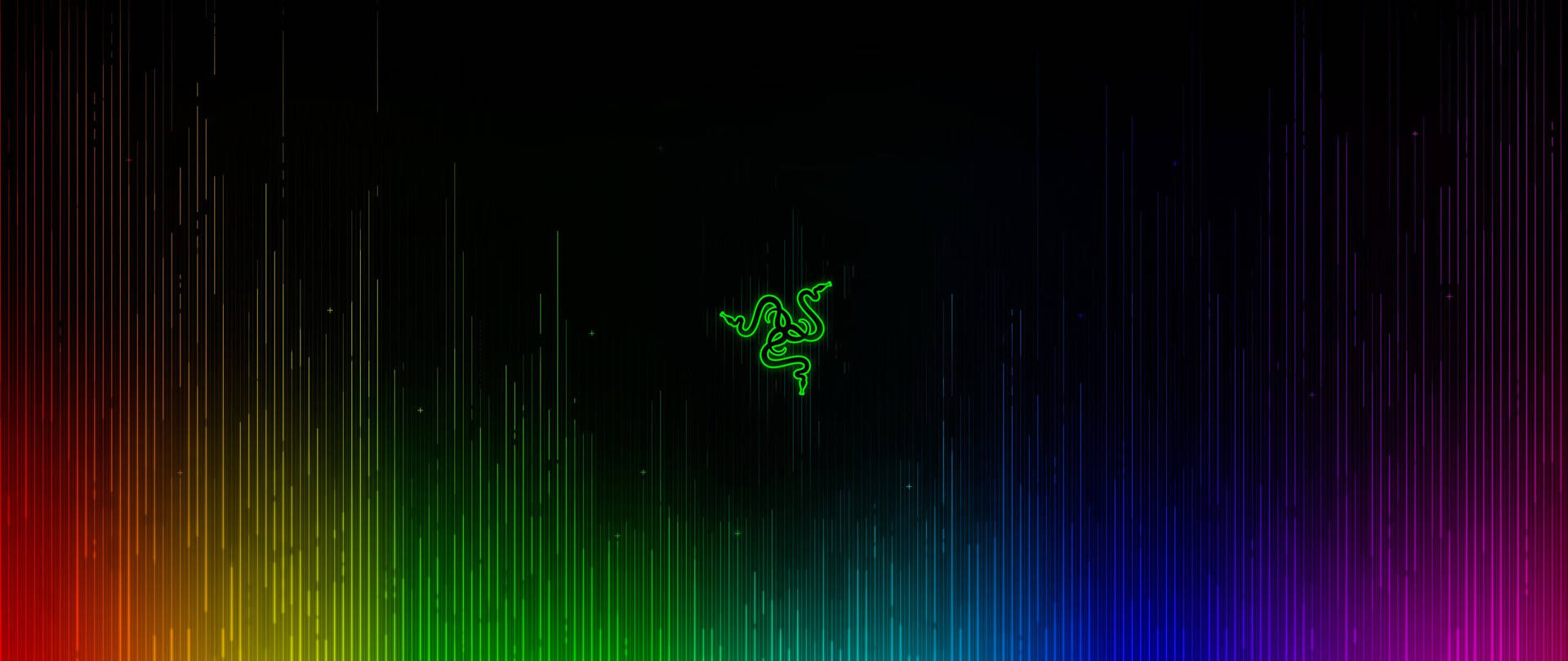 Green Razer Logo Background