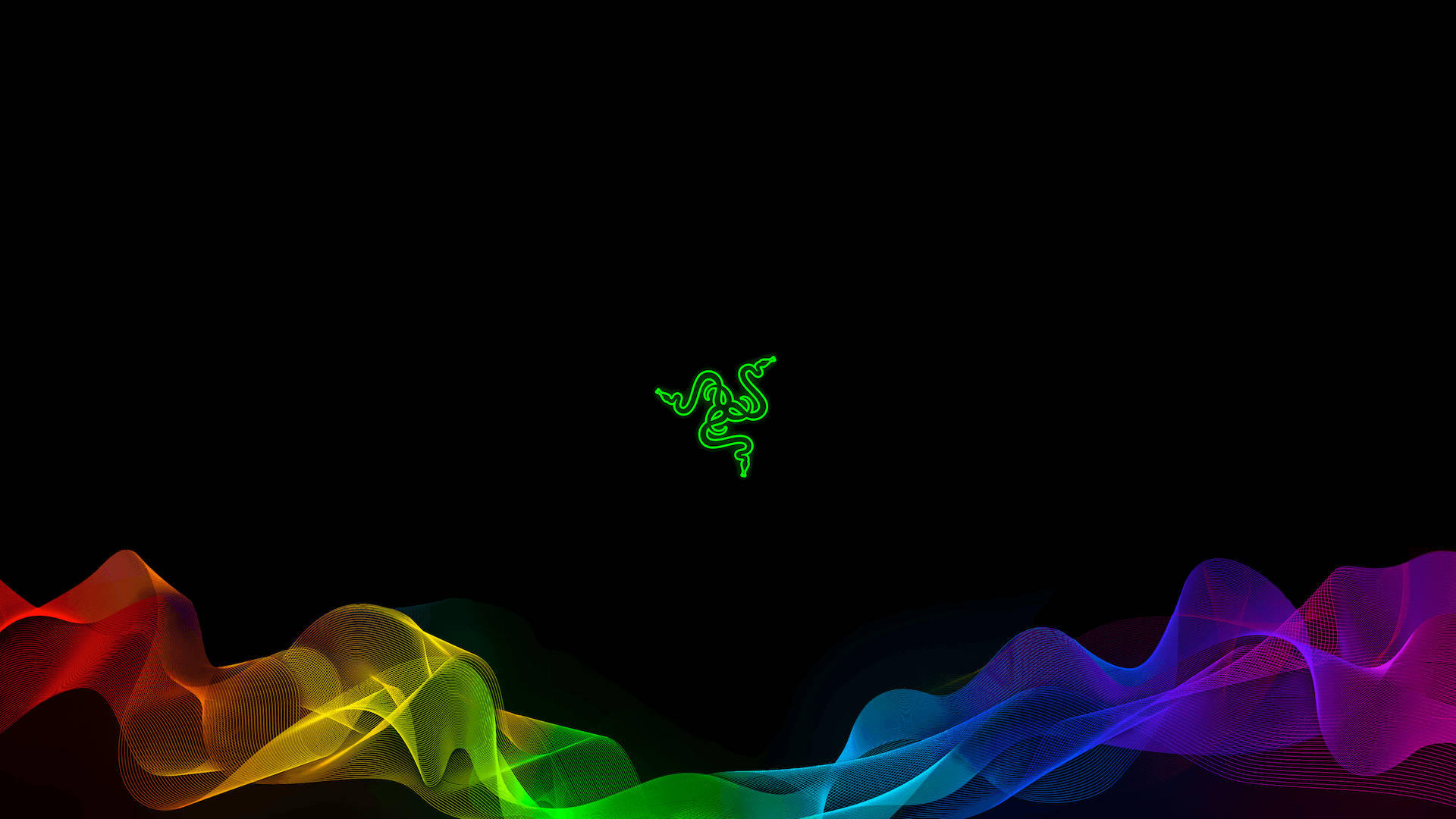 Green Razer Rgb 4k Background