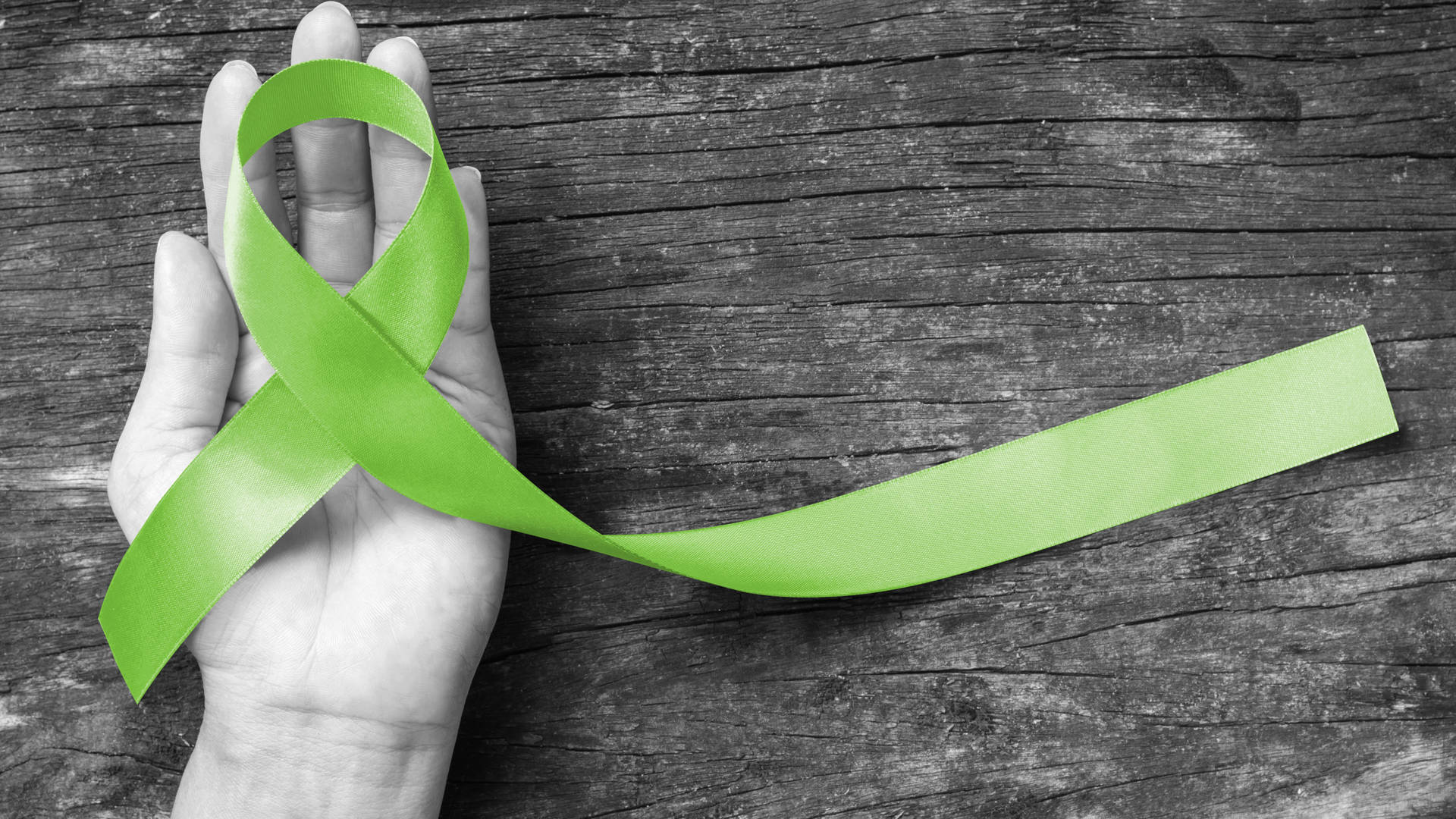 Green Ribbon For Mental Health Awareness