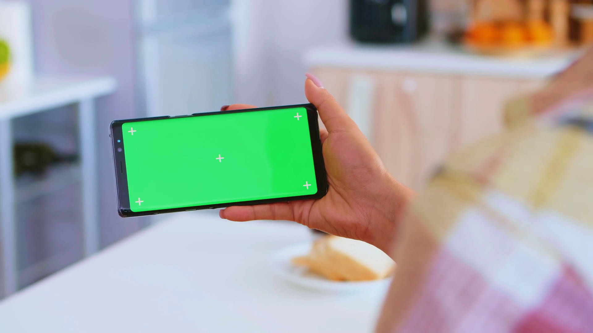 Green Screen Mobile Phone