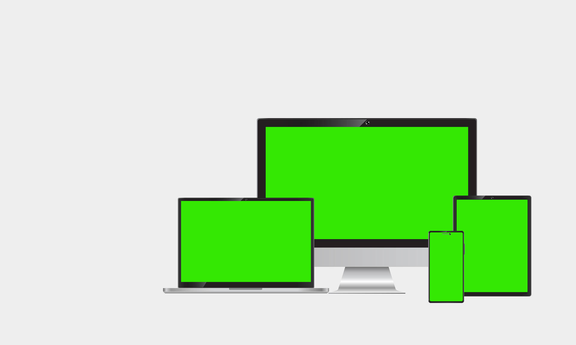 Green Screen Multiple Devices Background