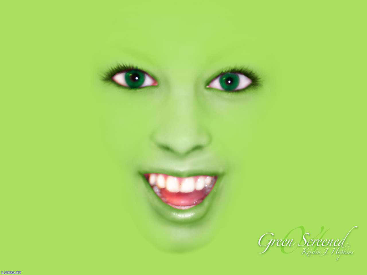 Green Screened Smile