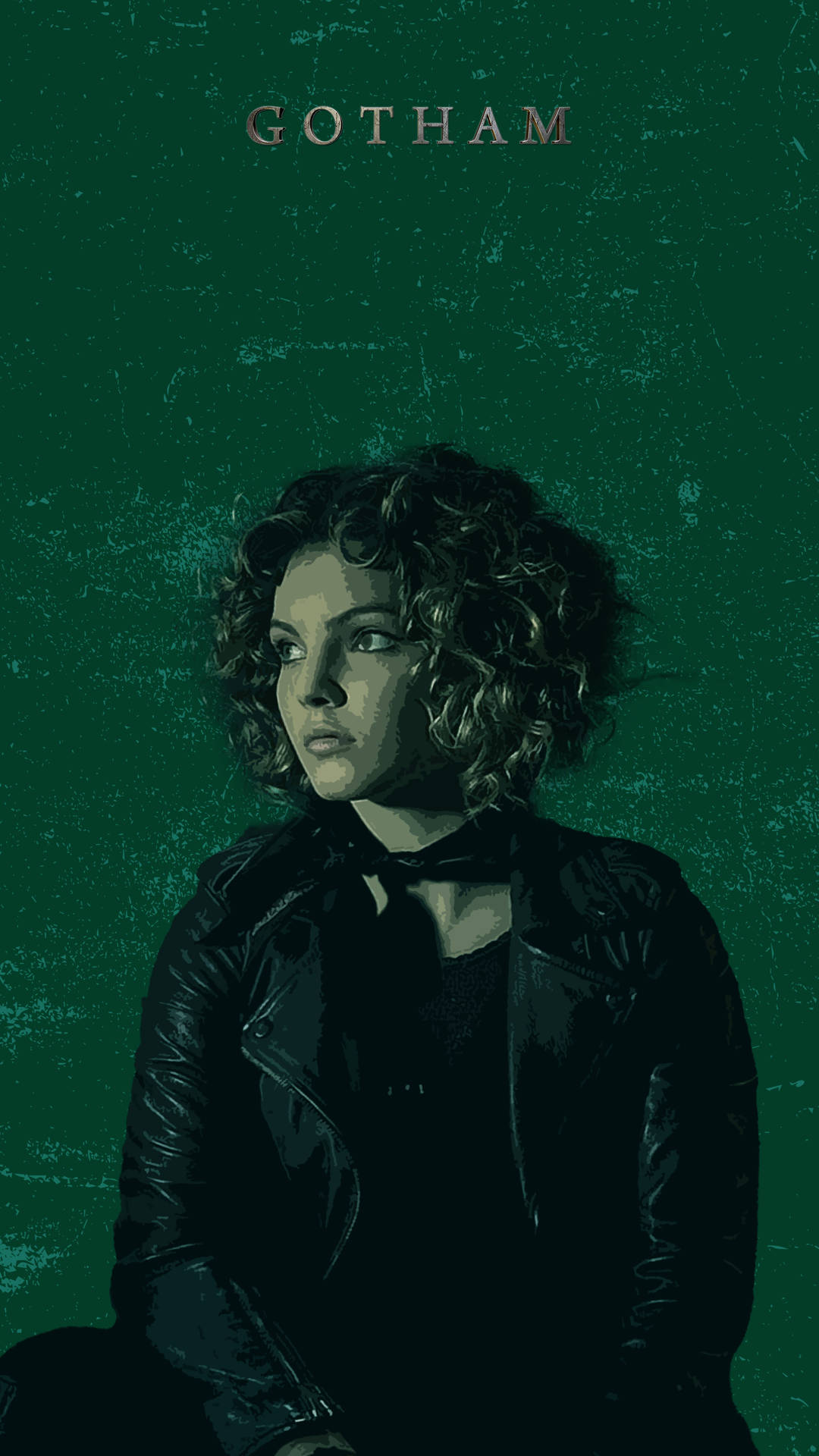 Green Selina Kyle 4k Gotham Phone Background