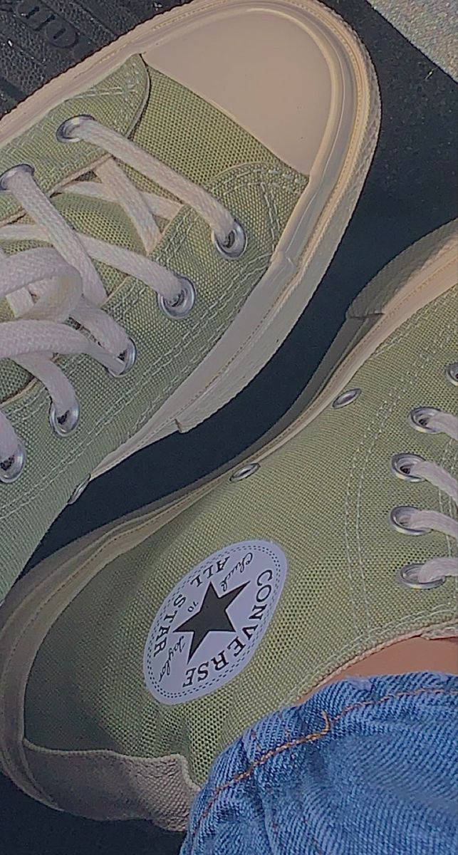 Green Shoes Converse Background