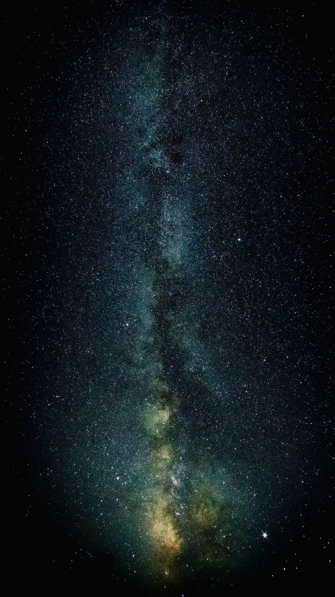 Green Sky Of Space 4k Phone Background