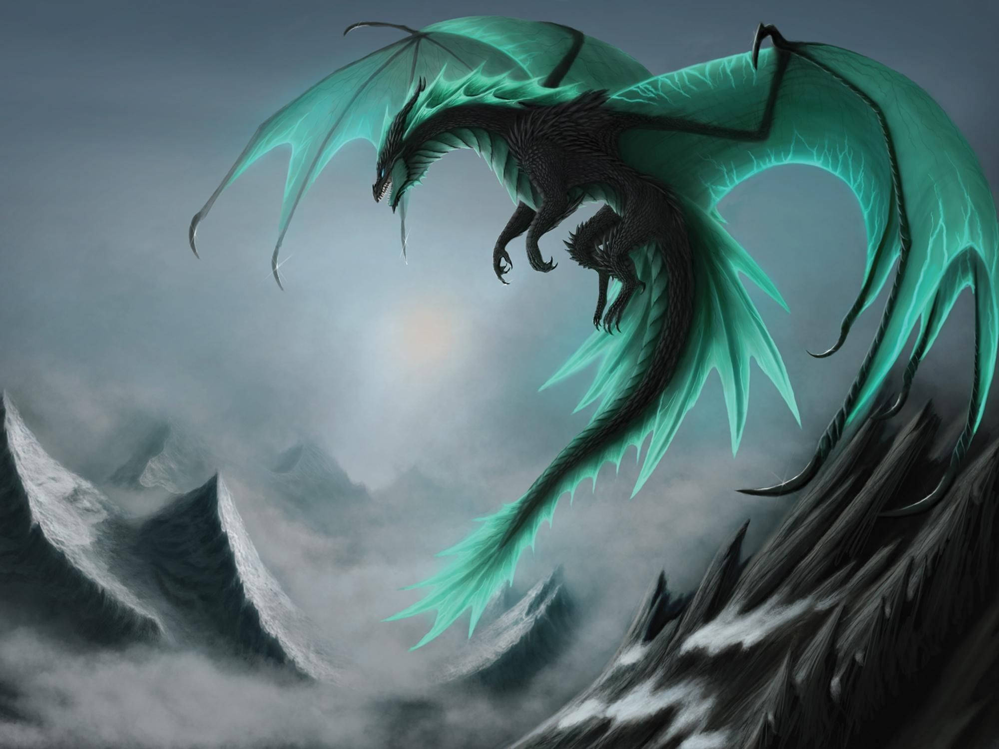 Green Storm Really Cool Dragons