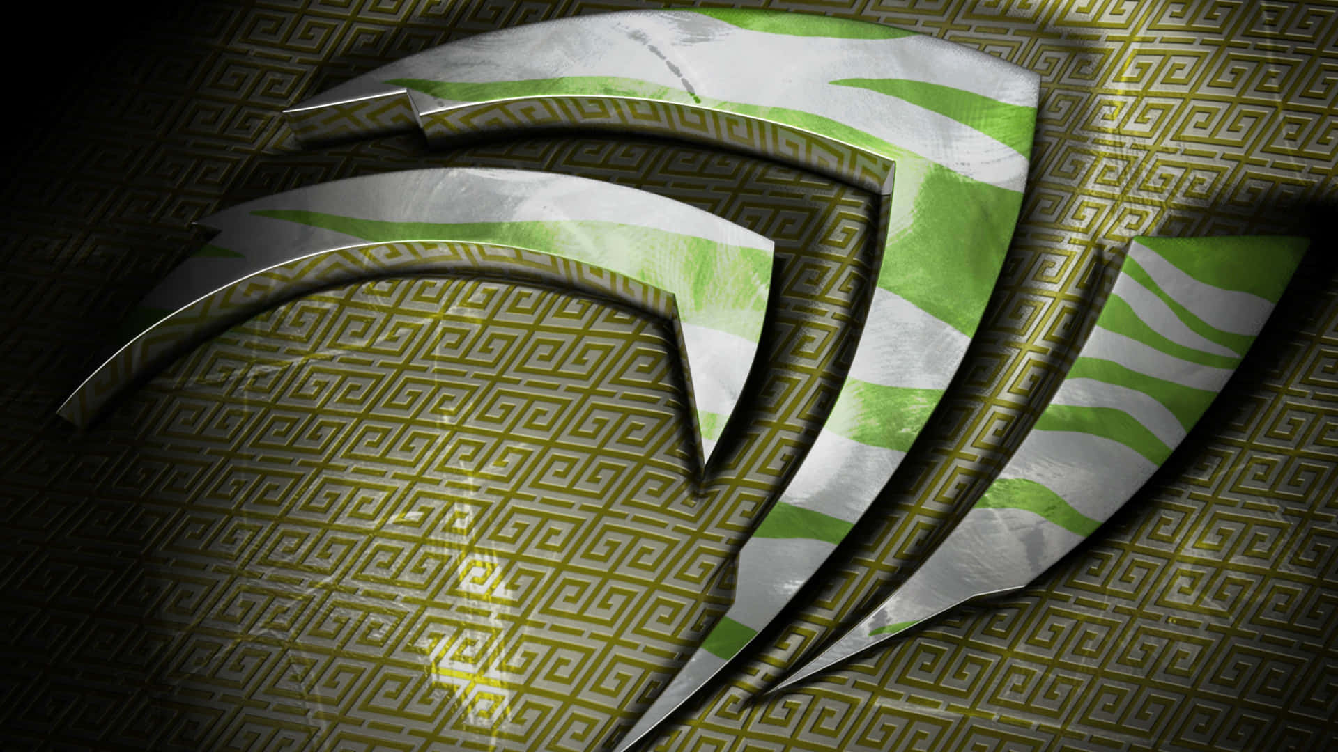 Green Striped Nvidia 4k Uhd