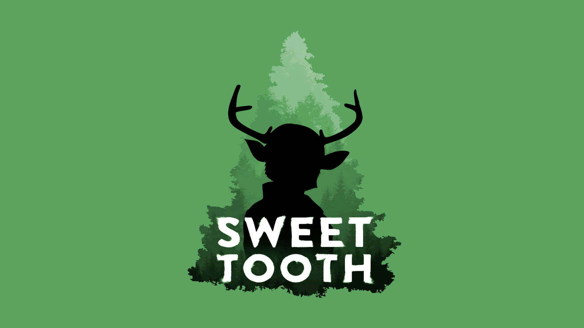 Green Sweet Tooth Digital Art Background