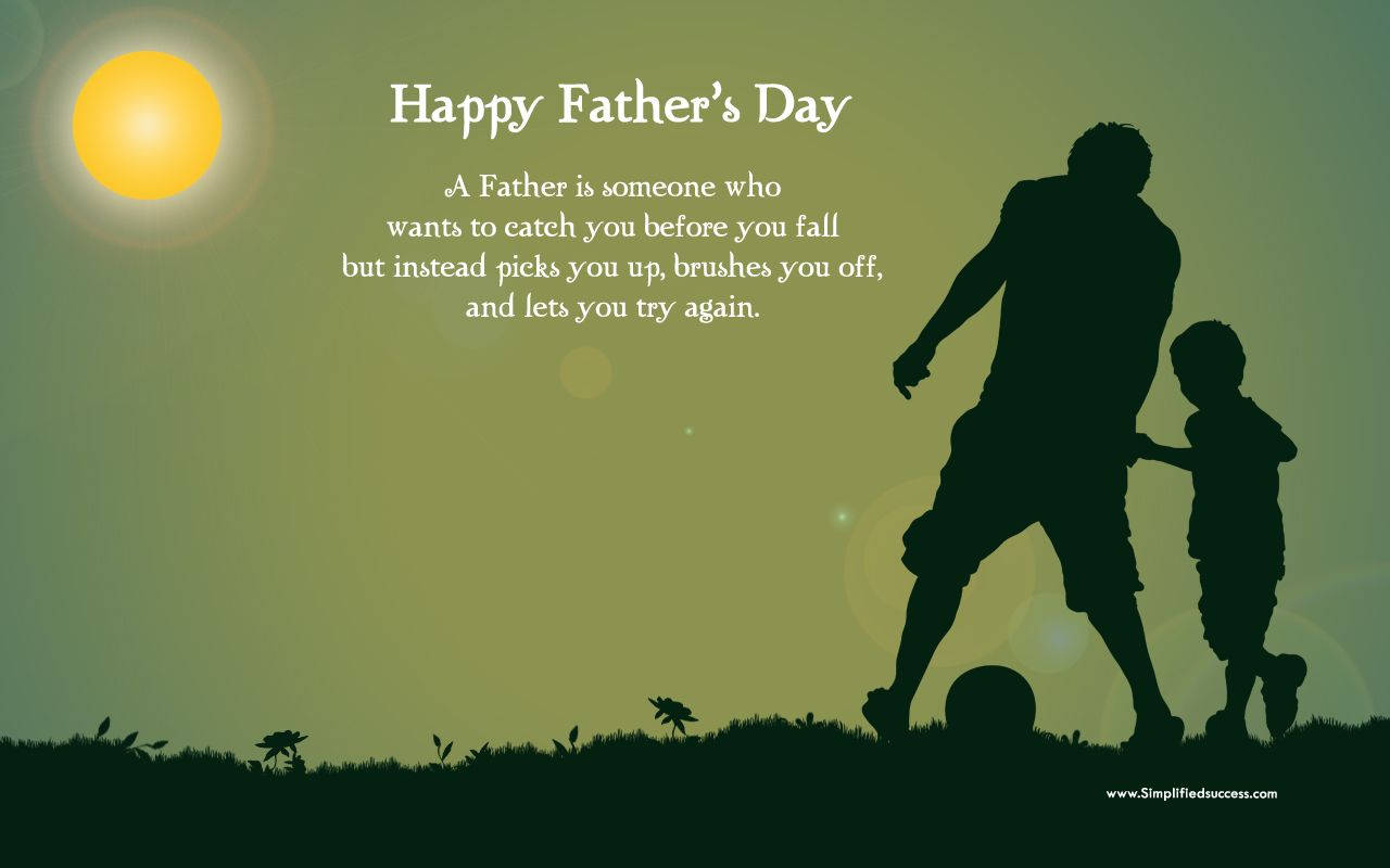 Green-themed Father's Day Greeting