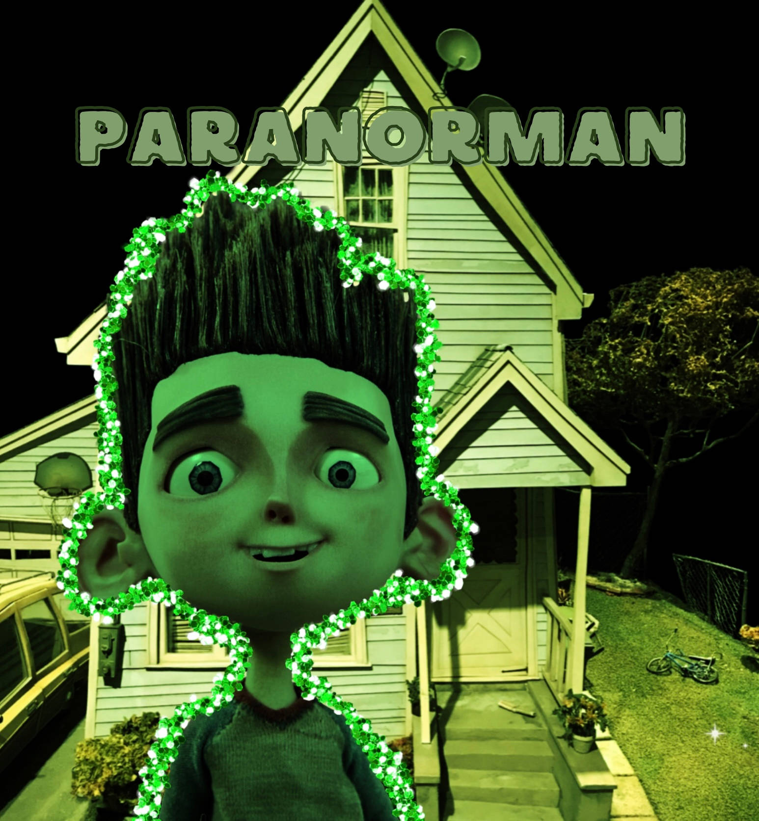 Green-tinted Norman In Paranorman Background