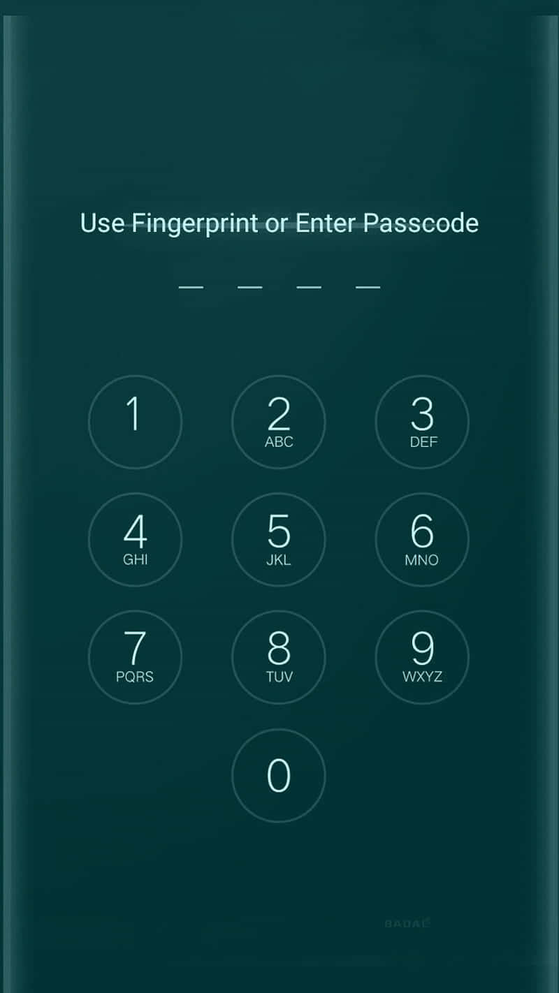 Green Tricky Lock Screen Passcorde Background