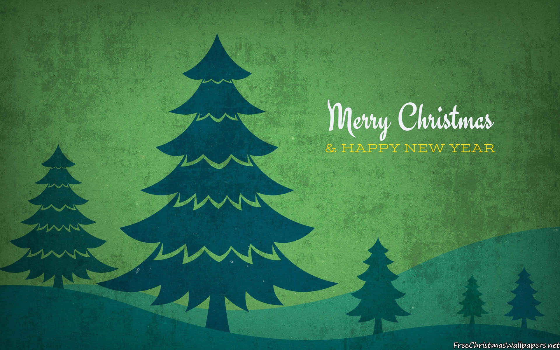 Green Vintage Christmas Background