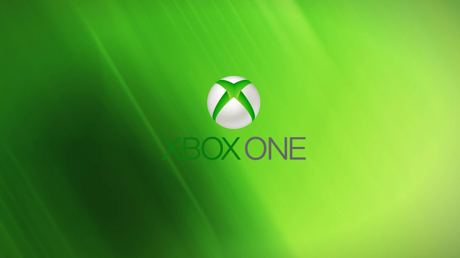 Green Xbox One X Logo Background