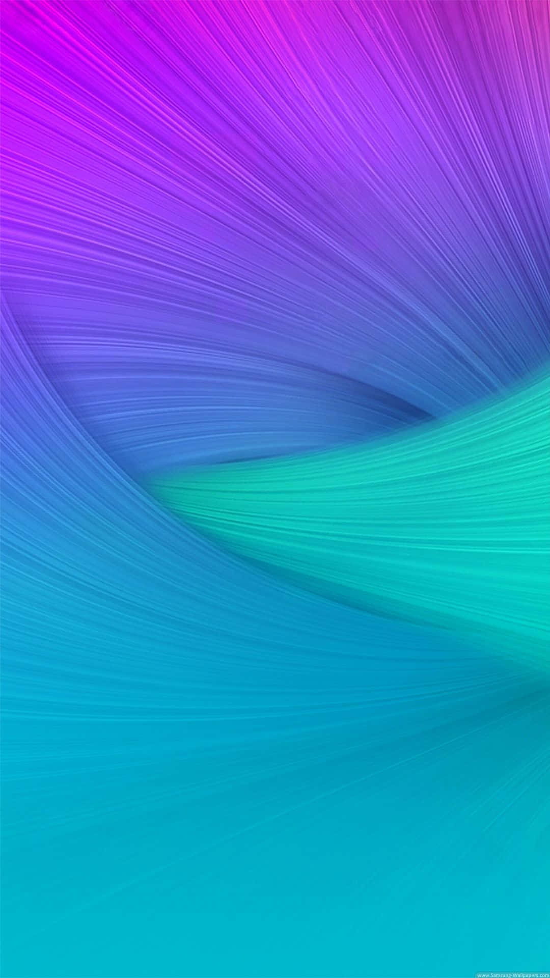 Greenish Purple Galaxy Note 4 Background