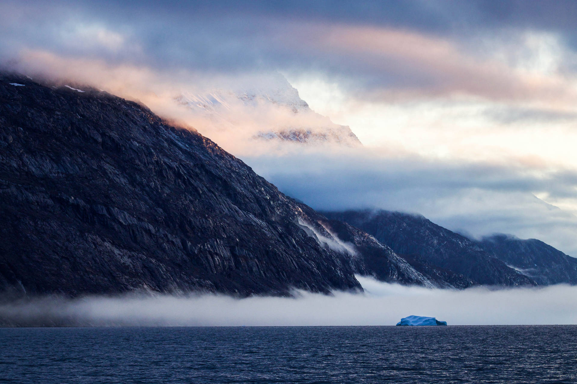 Greenland Overcast Glacier Alps