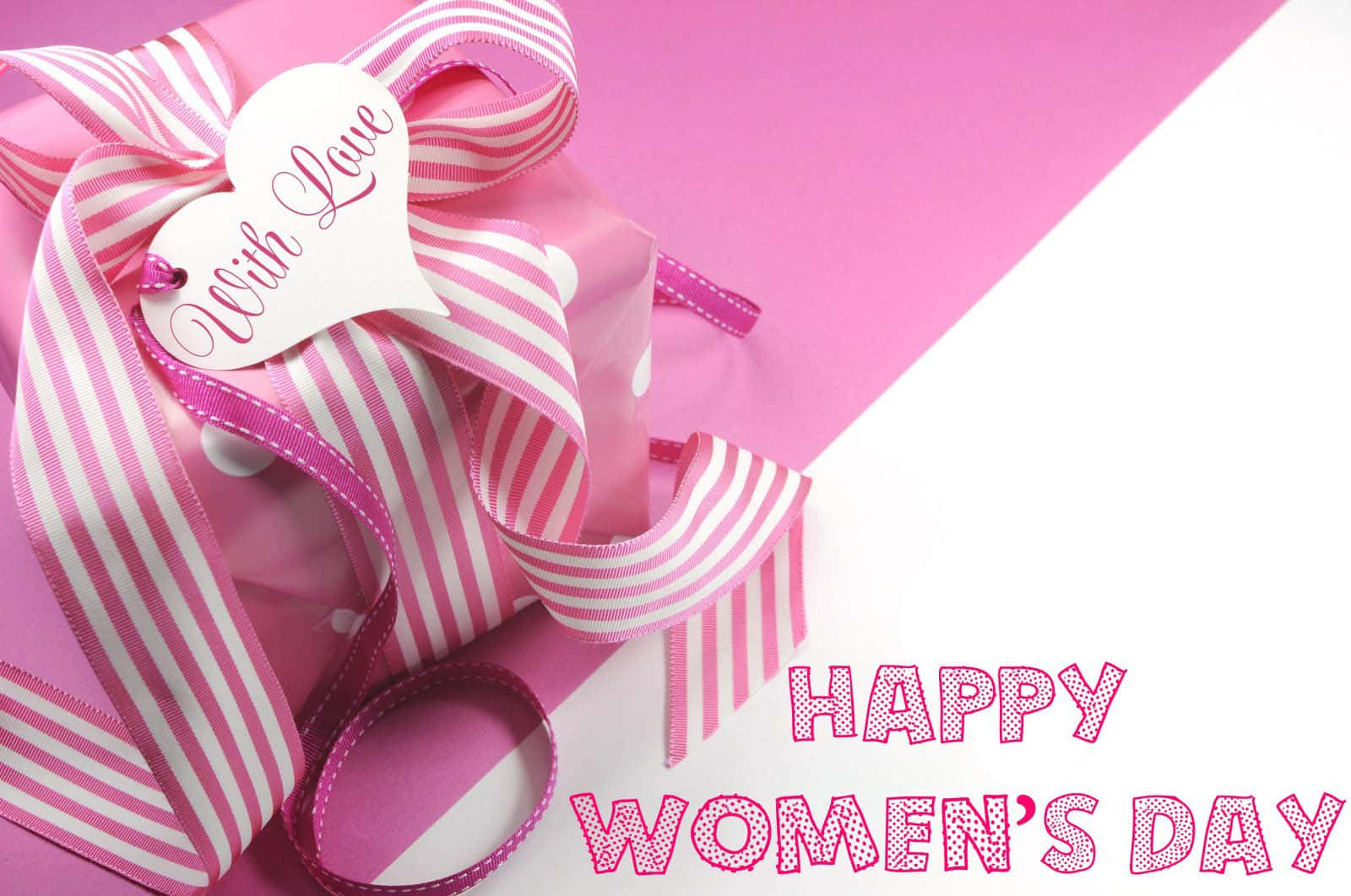 Greeting Card Happy Womens Day Background