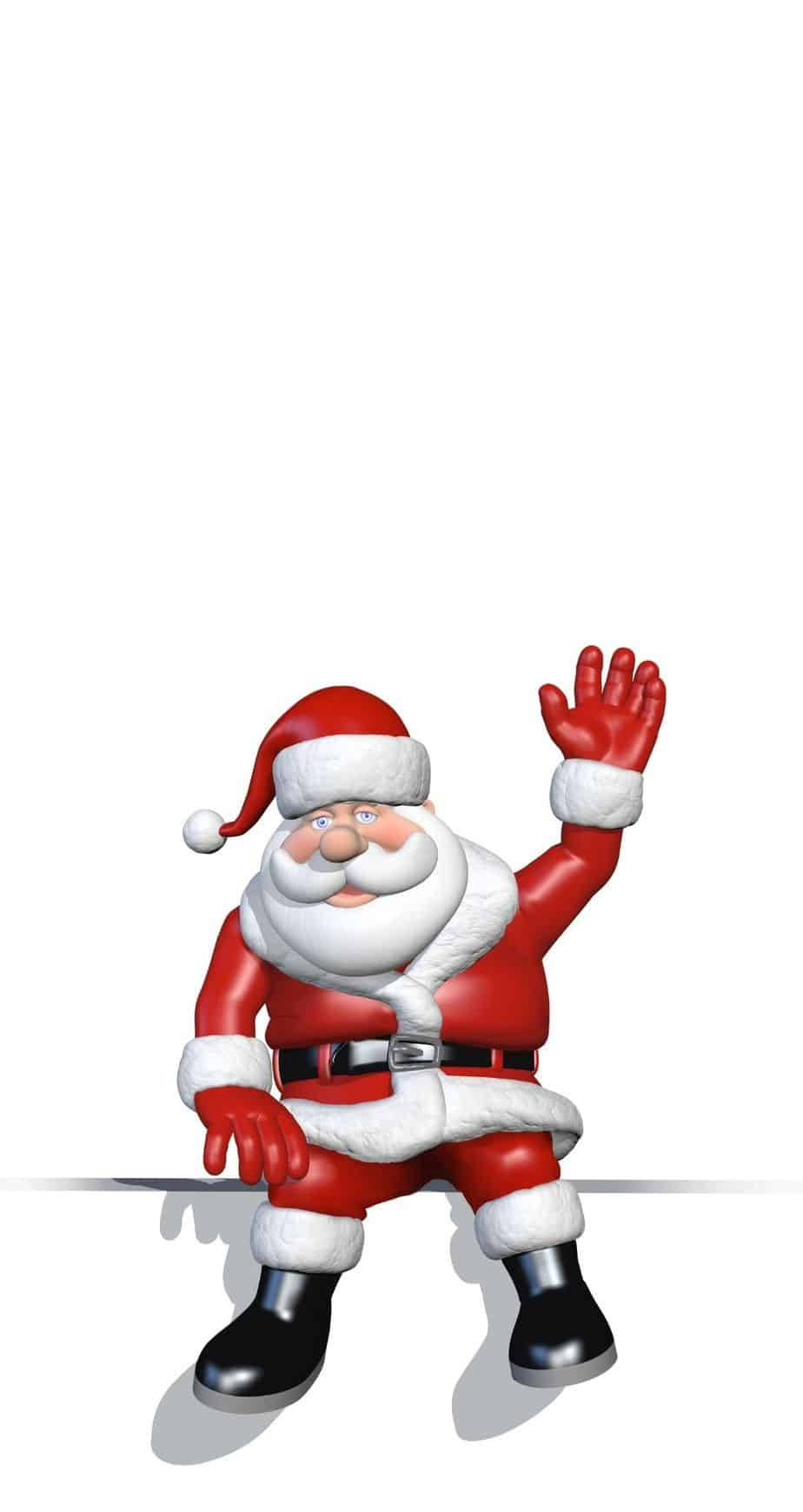 Greeting Santa Claus Christmas Iphone