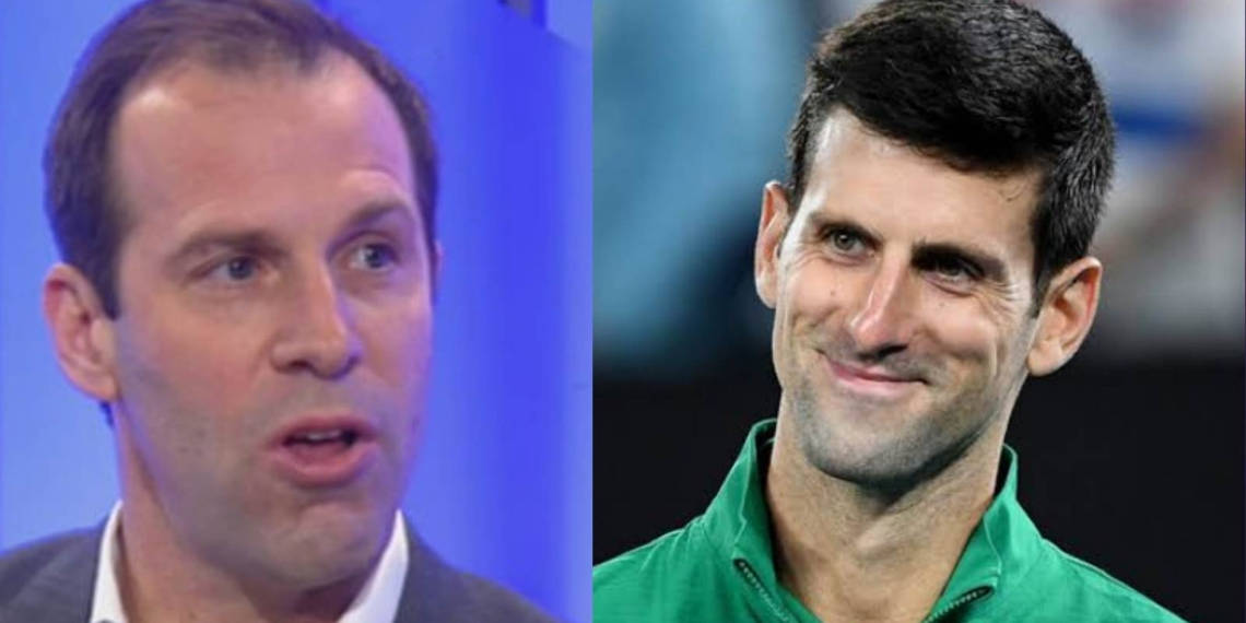 Greg Rusedski And Novak Djokovic Background