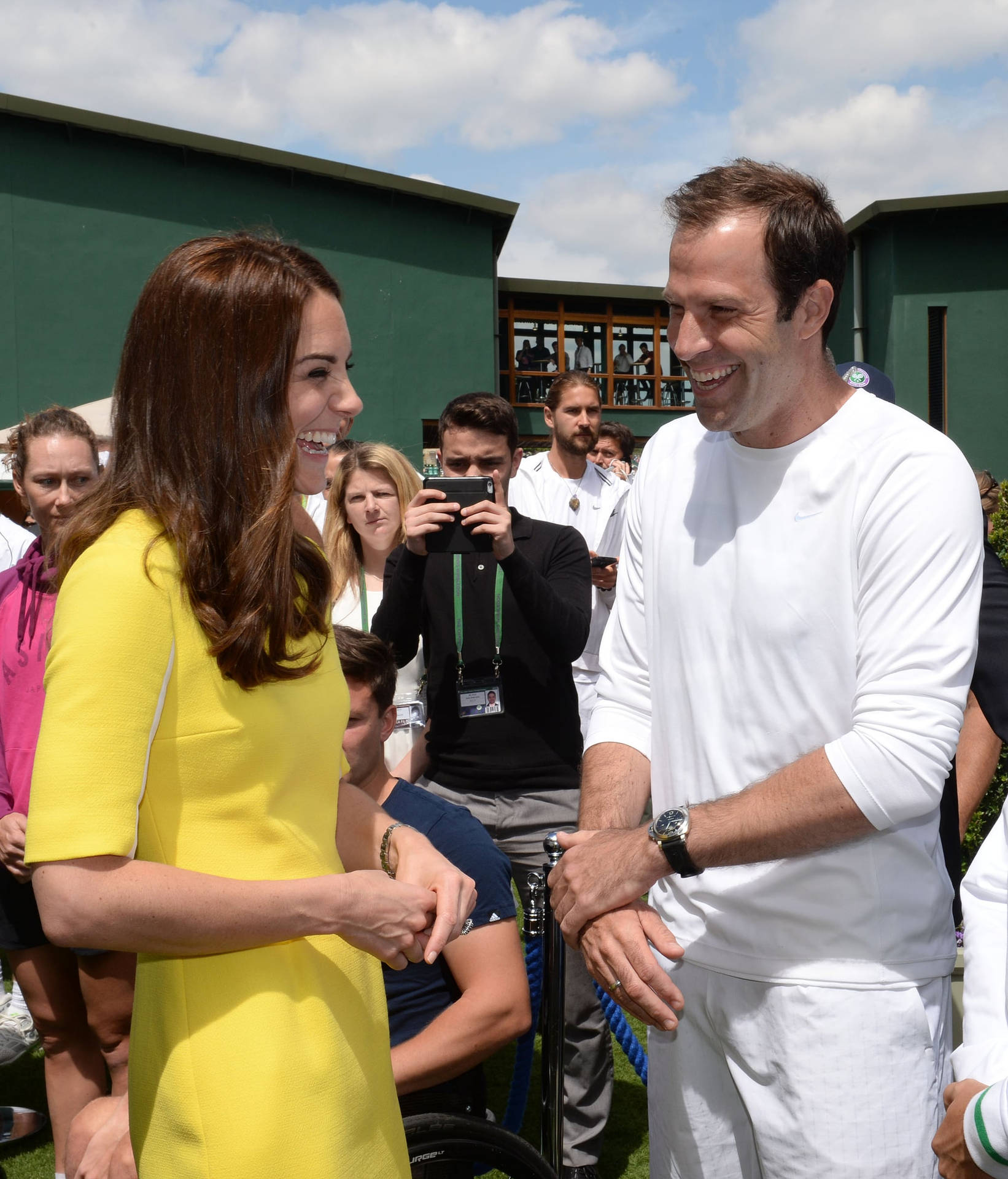 Greg Rusedski And Princess Kate Background