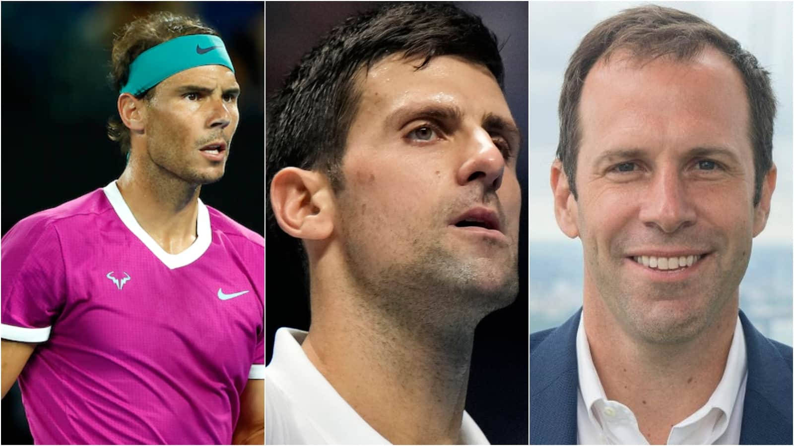 Greg Rusedski Novak Djokovic Rafael Nadal Background