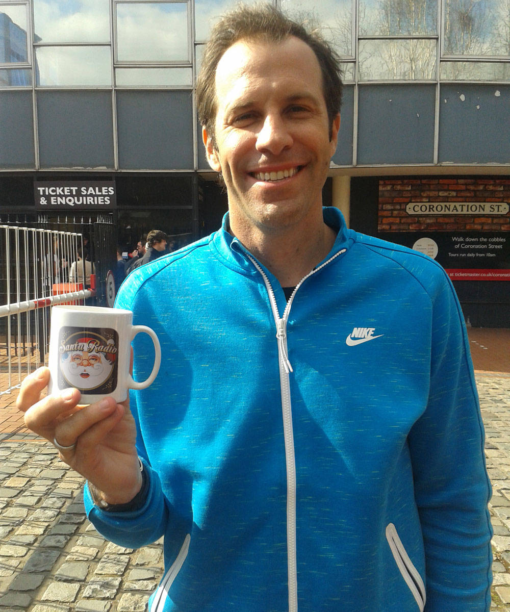 Greg Rusedski With Christmas Mug Background