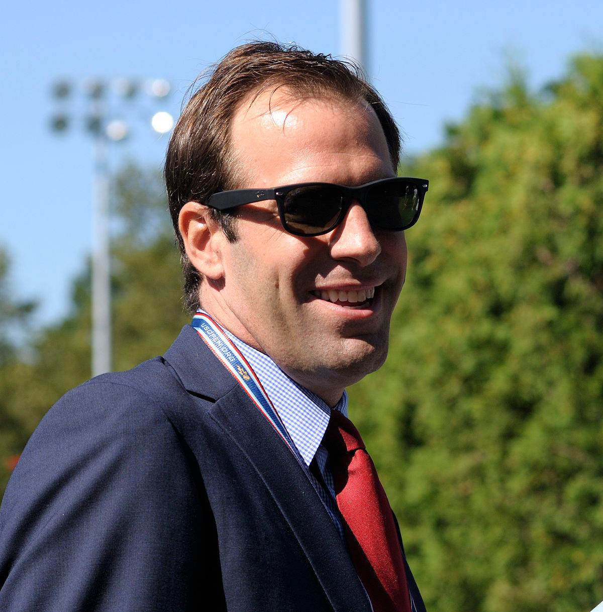 Greg Rusedski With Shades Background